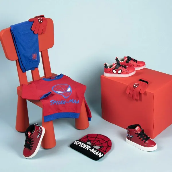 Lasten vapaa-ajan saappaat Spider-Man Punainen