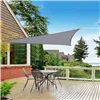 Sun sail Springos SN1055 5 x 5 x 5m light grey