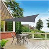 Sun sail Springos SN1058 3 x 3 x 3m dark gray