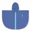 Vedenpitävä Poncho Hupulla Stitch Sininen