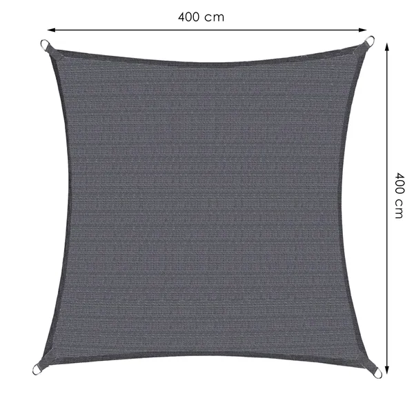 Sun sail Springos SN1061 4 x 4m dark gray