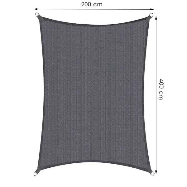 Sun sail Springos SN1072 4 x 2m dark grey