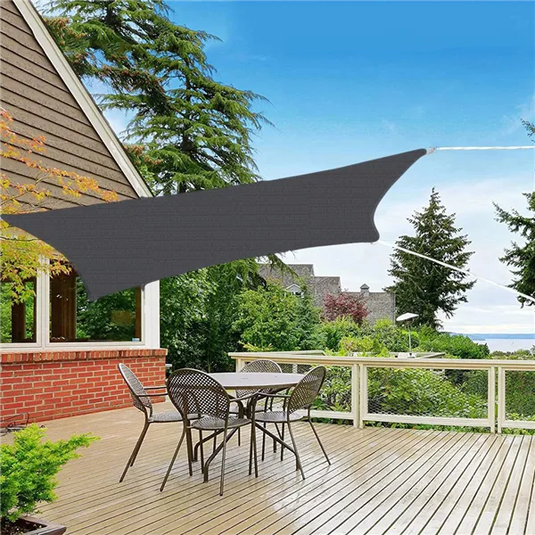 Sun sail Springos SN1065 5 x 4m dark graphite