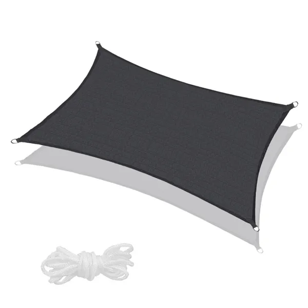 Sun sail Springos SN1065 5 x 4m dark graphite