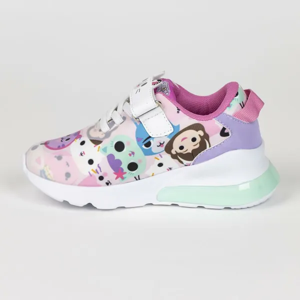 Sporta apavi ar LED Gabby's Dollhouse Rozā