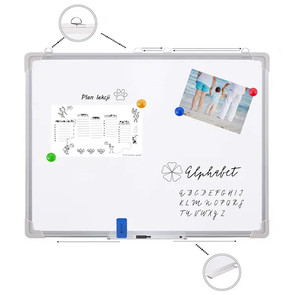 Magnetic board Springos MB0002 90 x 60 CM