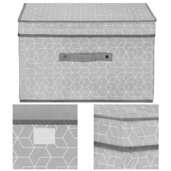 Foldable toy container Springos HA0163 25x40x30 cm gray