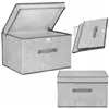 Foldable toy container Springos HA0163 25x40x30 cm gray