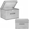 Foldable toy container Springos HA0163 25x40x30 cm gray