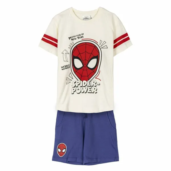 Vaatesetti Spider-Man Sininen Beige