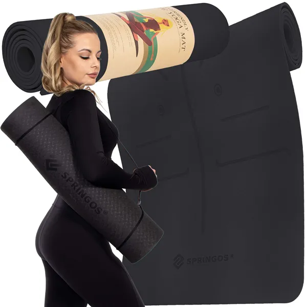 Yoga mat Springos YG0016 183 cm