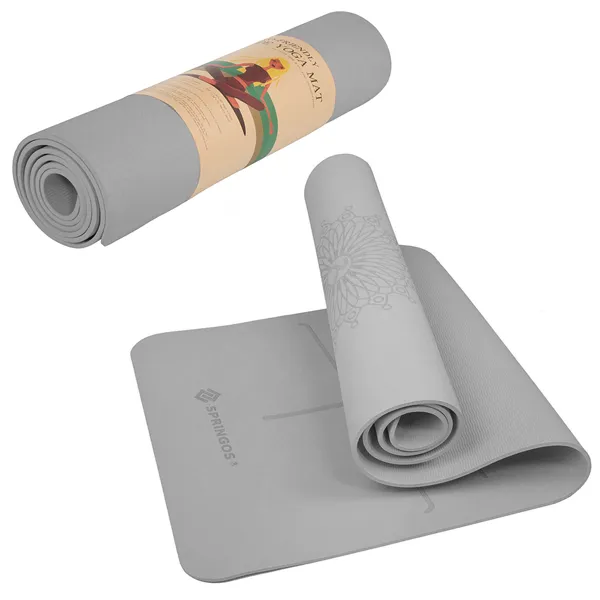 Yoga mat Springos YG0017 183 cm