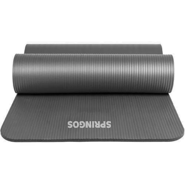 Yoga mat Springos YG0001 180 cm gray