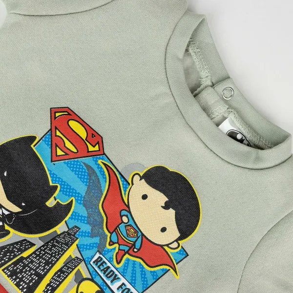 Zīdaiņa Sporta Apģērbs Justice League Pelēks