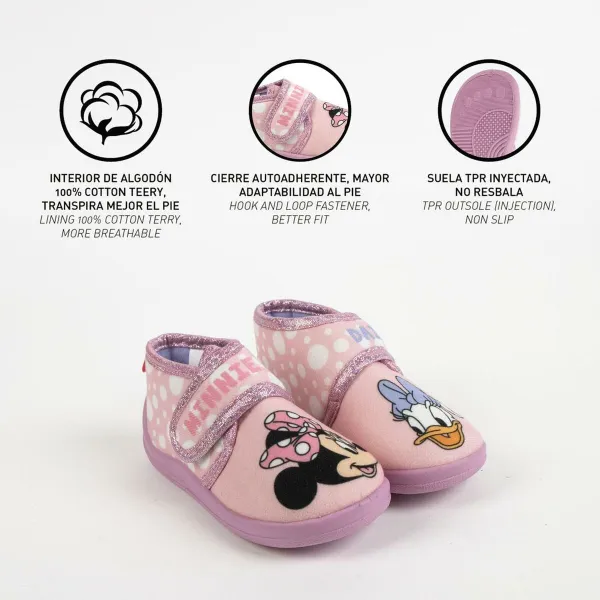 Mājas čībām Minnie Mouse Rozā