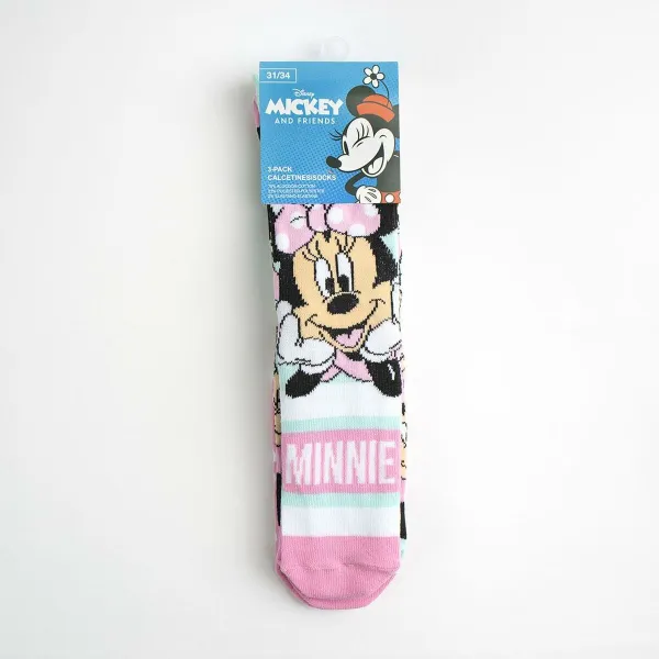 Zeķes Minnie Mouse 3 pāri