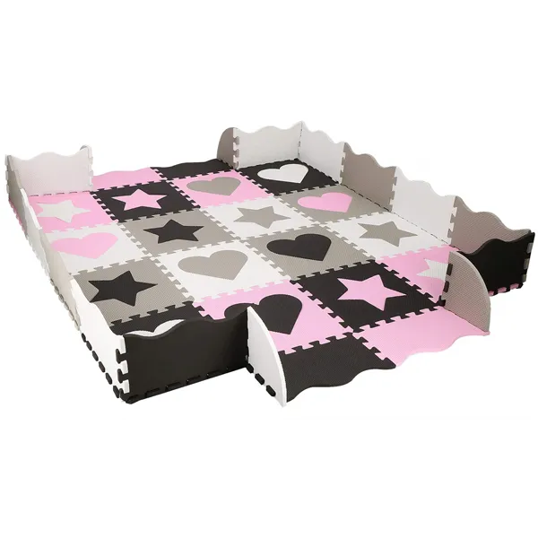 Children's foam mat - Puzzle Springos FM0014 150x150cm