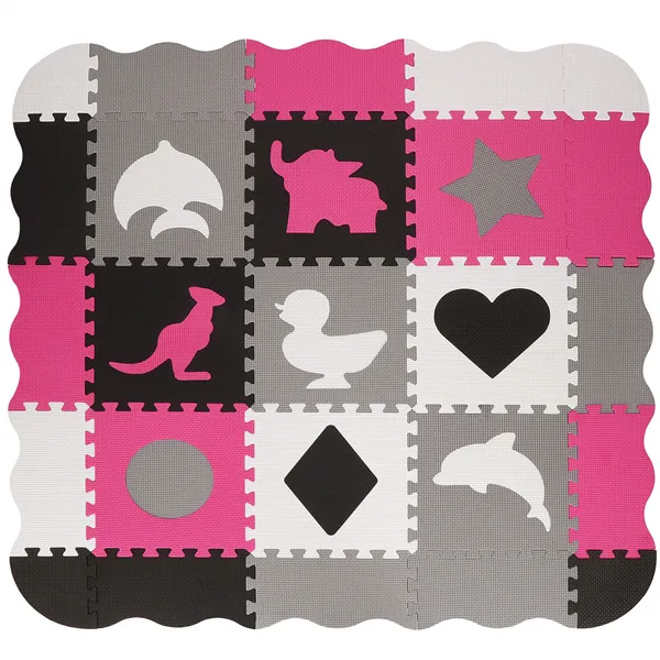 Children's foam mat - Puzle Springos FM0015 120x120cm