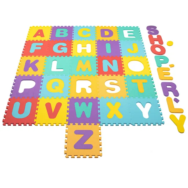 Children's foam mat - Puzzle Springos FM0018 170x150 cm