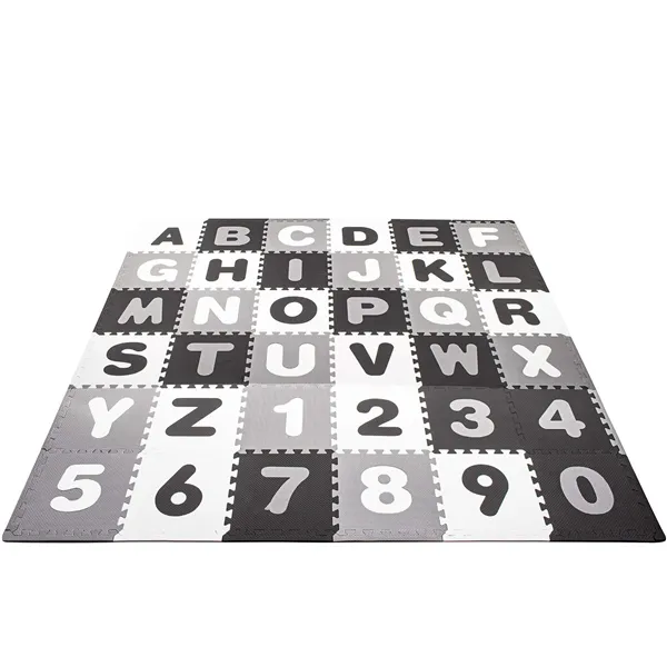 Children's foam mat - Puzzle Springos FM0019 175x175 cm