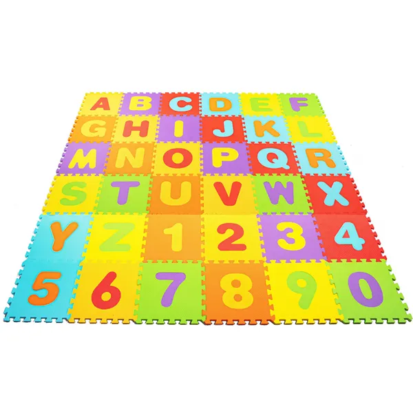 Children's foam mat - Puzzle Springos FM0017 172x172 cm