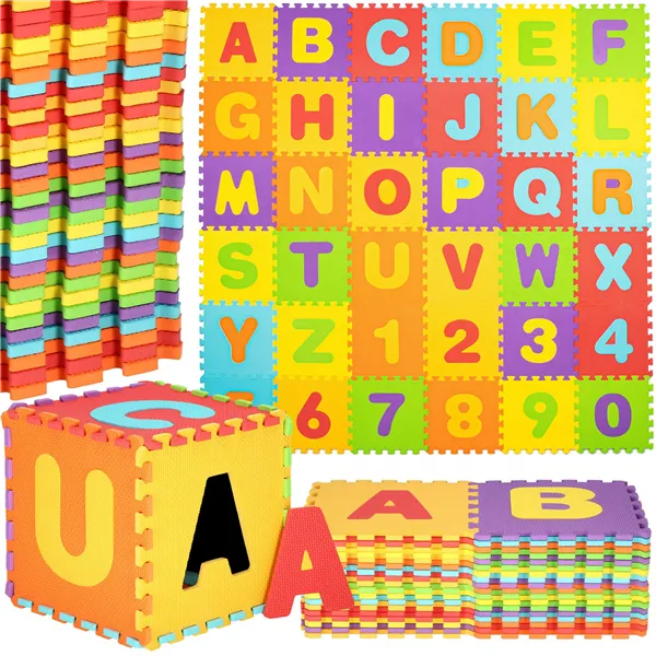 Children's foam mat - Puzzle Springos FM0017 172x172 cm