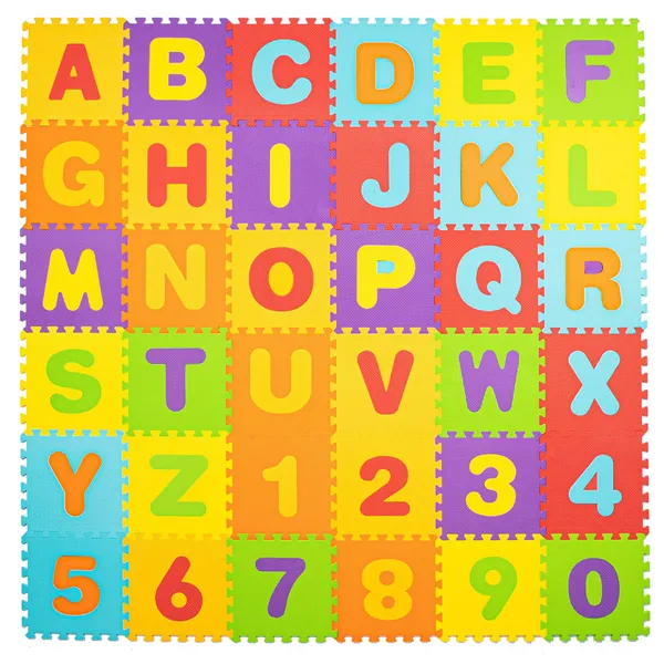 Children's foam mat - Puzzle Springos FM0017 172x172 cm