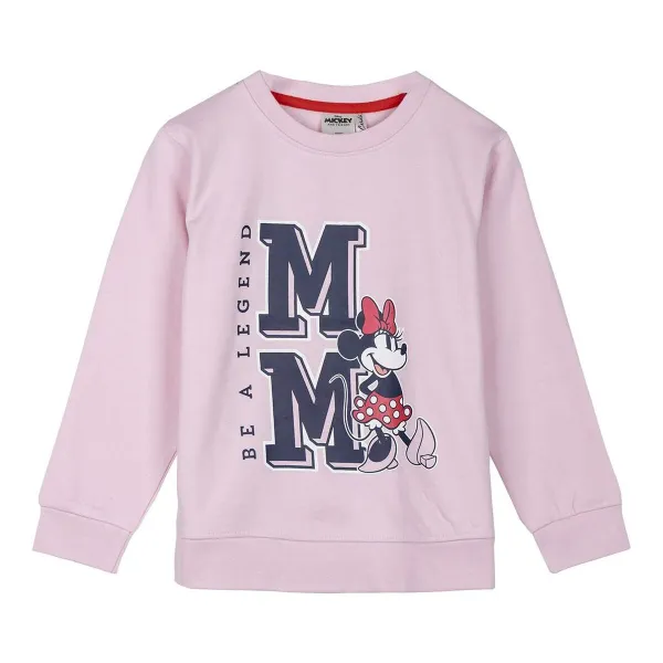 Hoodless Sweatshirt for Girls Minnie Mouse Pink