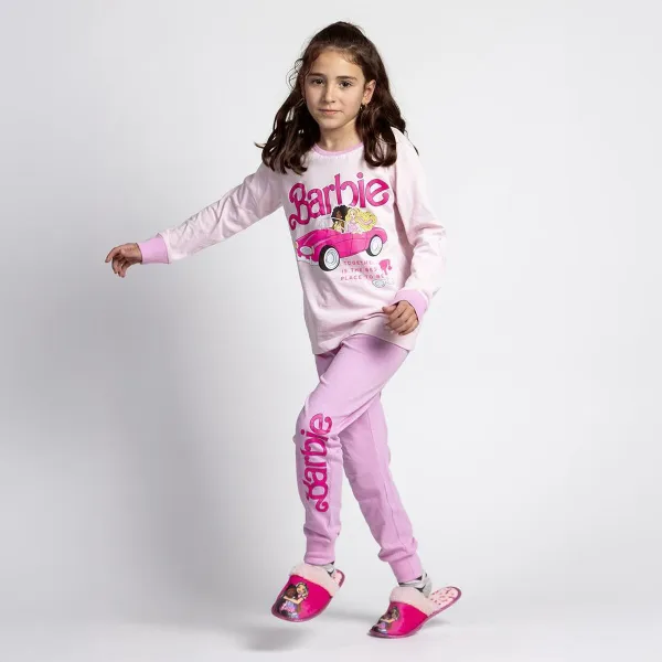 Pižama Vaikiškas Barbie Rožinė
