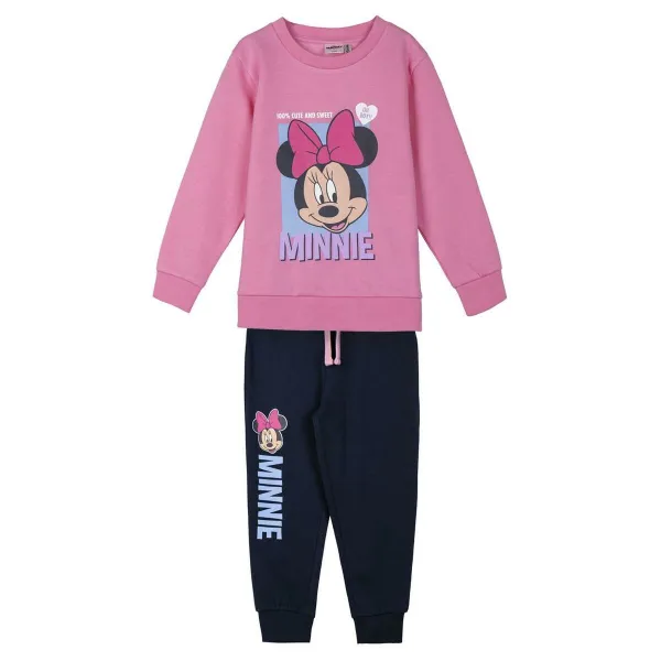 Vaikiškas sportinis kostiumas Minnie Mouse Rožinė