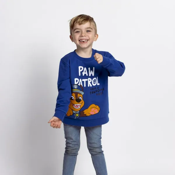 Bērnu Sporta Krekls bez Kapuča The Paw Patrol Zils