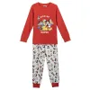 Pižama Vaikiškas Mickey Mouse Raudona
