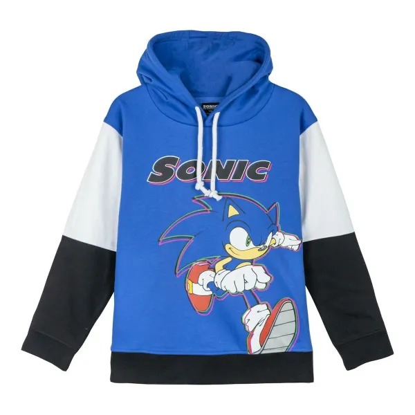 Uniseksinis džemperis su gobtuvu Sonic Mėlyna