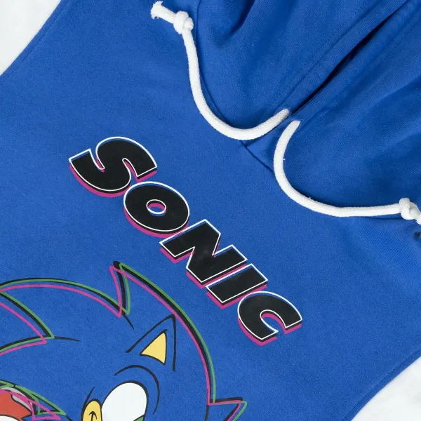 Толстовка с капюшоном детская Sonic Синий