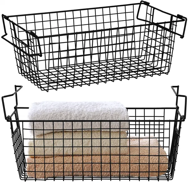 Metal storage basket Springos KI0145 41x17x15 cm