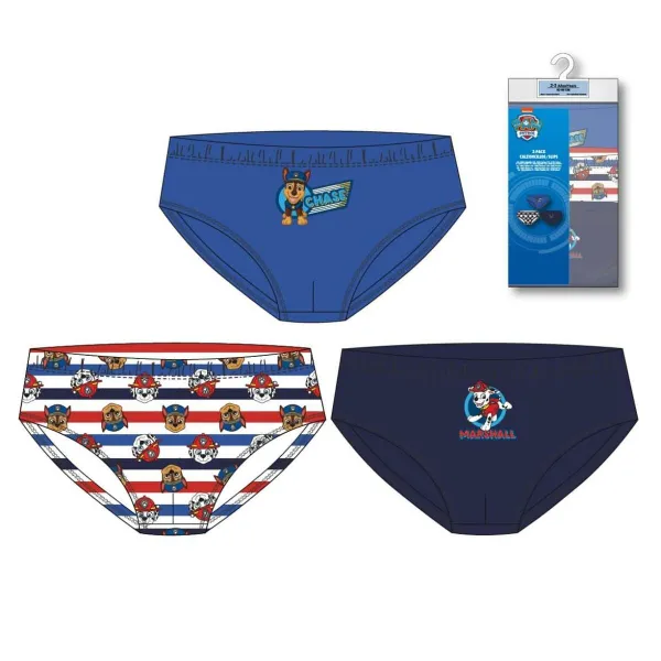 Apakšbiksīšu komplekts The Paw Patrol Daudzkrāsains 3 gb.