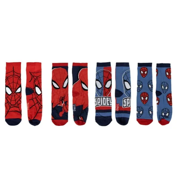 Zeķes Spider-Man Zeķes Unisekss 4 pāri