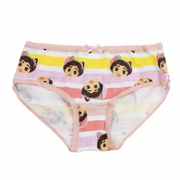 Meiteņu biksīšu iepakojums Gabby's Dollhouse Daudzkrāsains