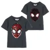 Детский Футболка с коротким рукавом Spider-Man Темно-серый