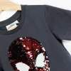 Детский Футболка с коротким рукавом Spider-Man Темно-серый