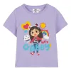 Детский Футболка с коротким рукавом Gabby's Dollhouse Белый