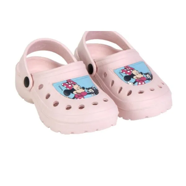 Pludmales krokšu apavi Minnie Mouse Rozā
