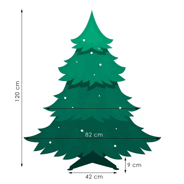 Christmas tree Springos CT0129 120cm