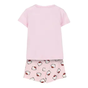 Vasaras pidžamu zēniem Hello Kitty Rozā