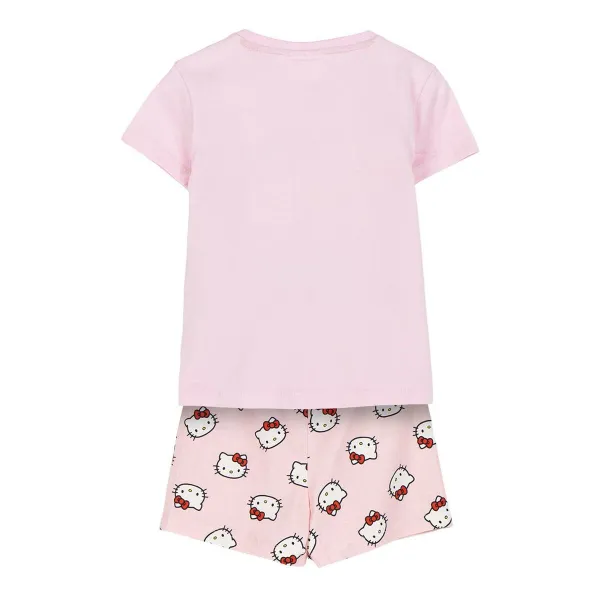 летняя пижама для мальчиков Hello Kitty Розовый