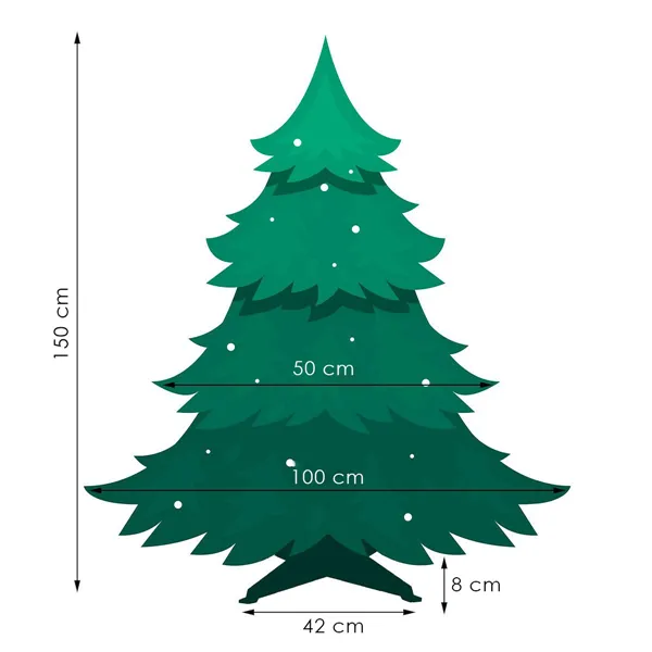 Christmas tree Springos CT0130 150cm