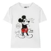 Lasten Lyhythihainen paita Mickey Mouse Valkoinen