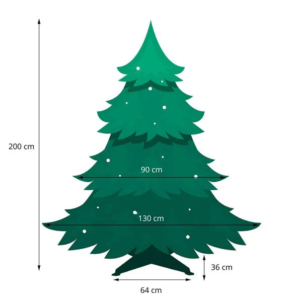 Christmas tree Springos CT0132 200cm