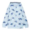 Hooded Sweatshirt for Girls Stitch Light Blue