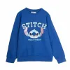 Vaikiškas džemperis be gobtuvo Stitch Tamsiai mėlyna